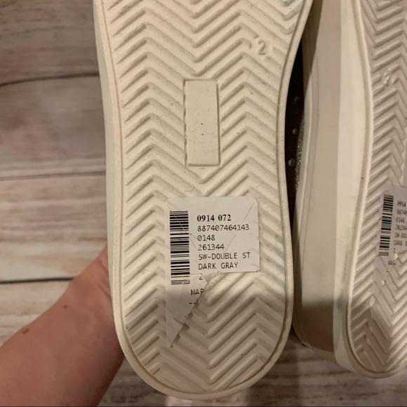 Stuart Weitzman Double Stones Sneakers Dark Gray - Picture 10 of 10